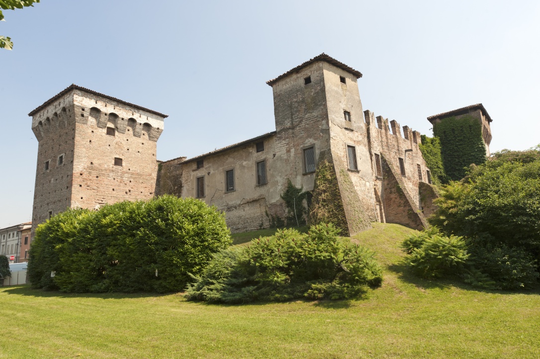 Romano di Lombardia (Italy). medieval castle